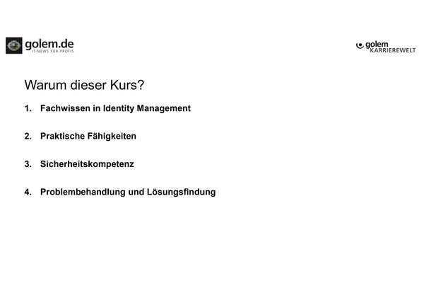 Exklusiv: Microsoft 365 Sicherheit: Identitäts- und Zugriffsverwaltung (E-Learning)