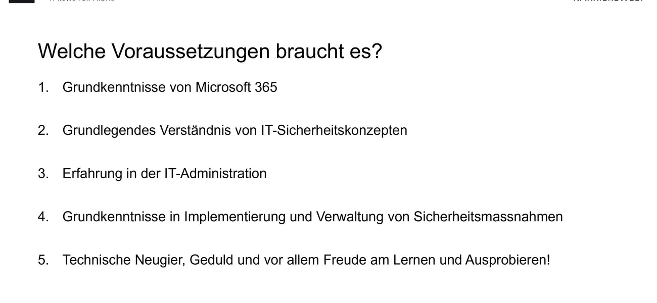 Exklusiv: Microsoft 365 Sicherheit: Schutzmaßnahmen und Ereignismanagement (E-Learning)
