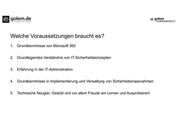 Exklusiv: Microsoft 365 Sicherheit: Schutzmaßnahmen und Ereignismanagement (E-Learning)