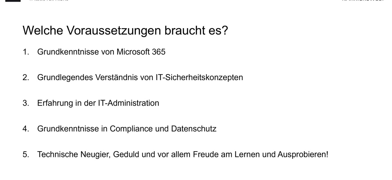 Exklusiv: Microsoft 365 Sicherheit: Informationsschutz und Compliance (E-Learning)