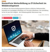 Https://www.golem.de/news/anzeige kostenfreie weiterbildung zu it sicherheit im webdevelopment 2506 196595.html