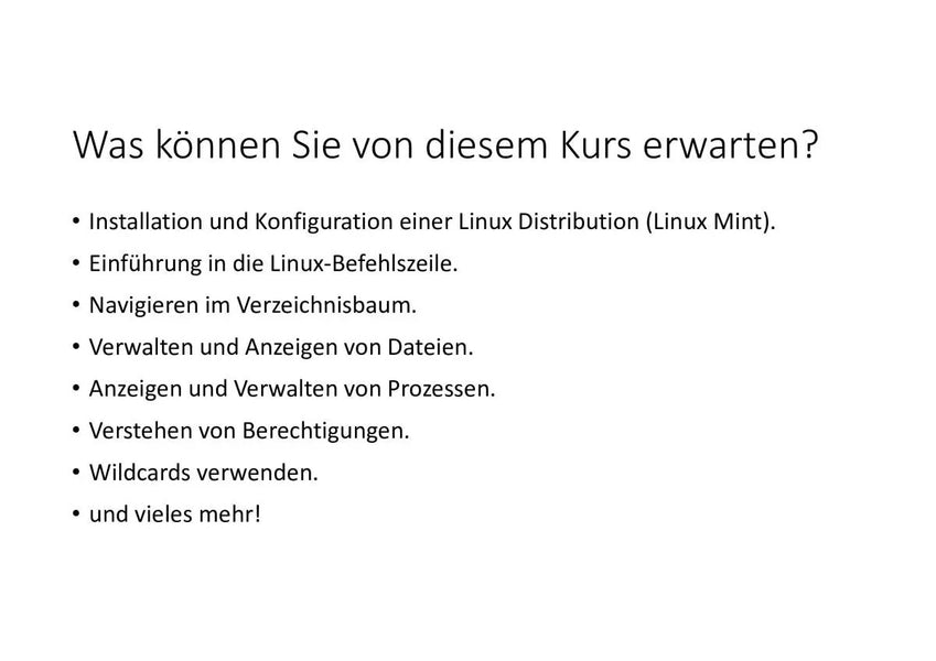 Linux-Befehlszeile für Anfänger:innen - Der Einstieg in die Welt der Linux-Befehlszeile - Golem Karrierewelt