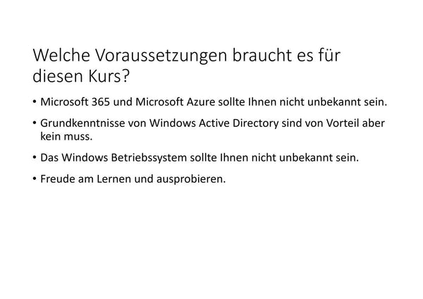 Microsoft 365 Essential Training für Administrator:innen (E-Learning) - Golem Karrierewelt