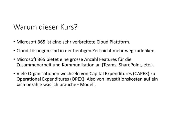 Microsoft 365 Essential Training für Administrator:innen (E-Learning) - Golem Karrierewelt