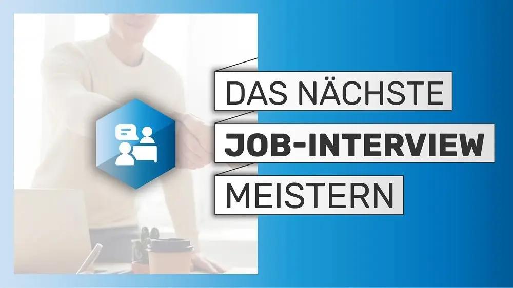 Vorstellungsgespräche und Job Interviews erfolgreich meistern (E-Learning) - Golem Karrierewelt