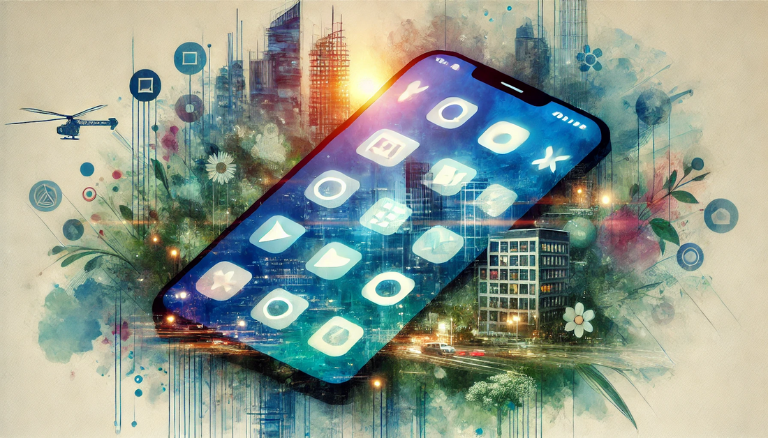 Ein Illustration von einem Smartphone.