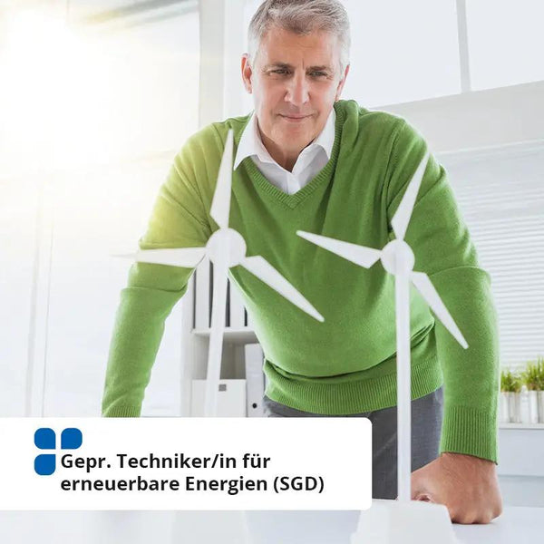 Gepr. Techniker/in für erneuerbare Energien (SGD) im Fernstudium der Studiengemeinschaft Darmstadt