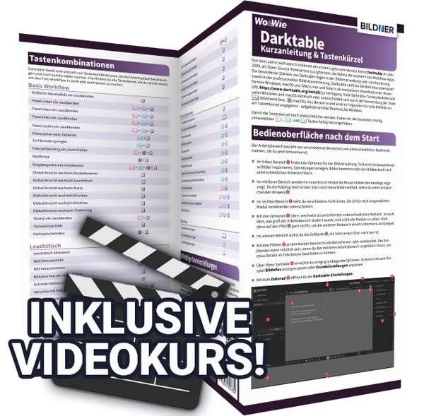 Darktable – Kurzanleitung & Tastenkürzel